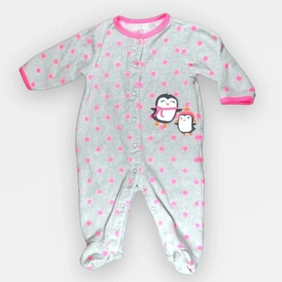 4/$20 Carter’s Fleece Sleeper -  6 Months - Picture 1 of 5